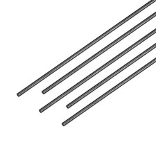 1mm Carbon Fiber Rod For RC Airplane Matte Pole US, 200mm 7.8 inch, 5pcs