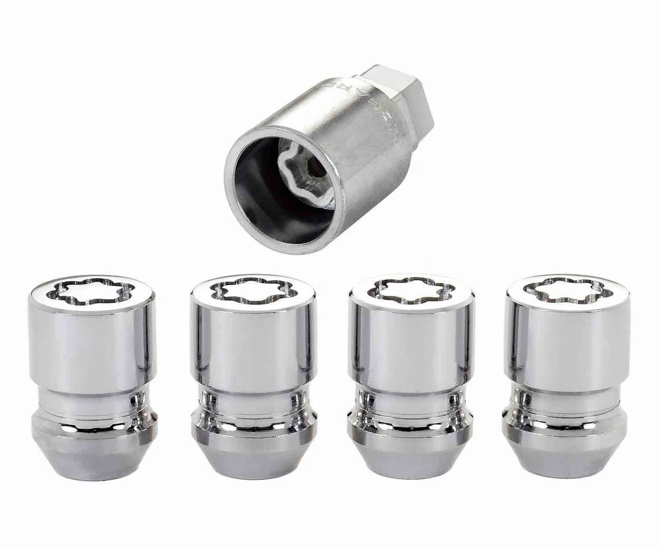 Juego de bloqueo de tuerca de rueda MCGARD para Infiniti Nissan Subaru Suzuki cromado Foto 2 de 4