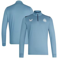 Image of Newcastle United Castore Players Training 1/4 Zip Midlayer - Blue