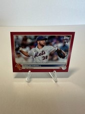 2022 Topps Mini Tylor Megill Red 5/5 RC Rookie Card NY Mets Parallel New York