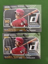 2026 Panini Donruss Baseball Blaster Box Factory Sealed Red & Blue Laser