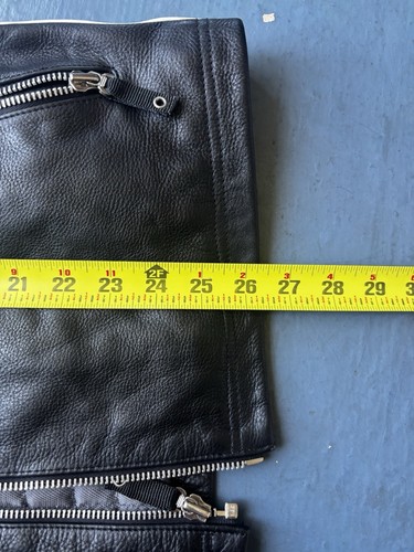 VTG Wilson’s Leather M. Julian Striped Moto Cafe Racer Motorcycle Jacket Men’s M - Picture 14 of 14