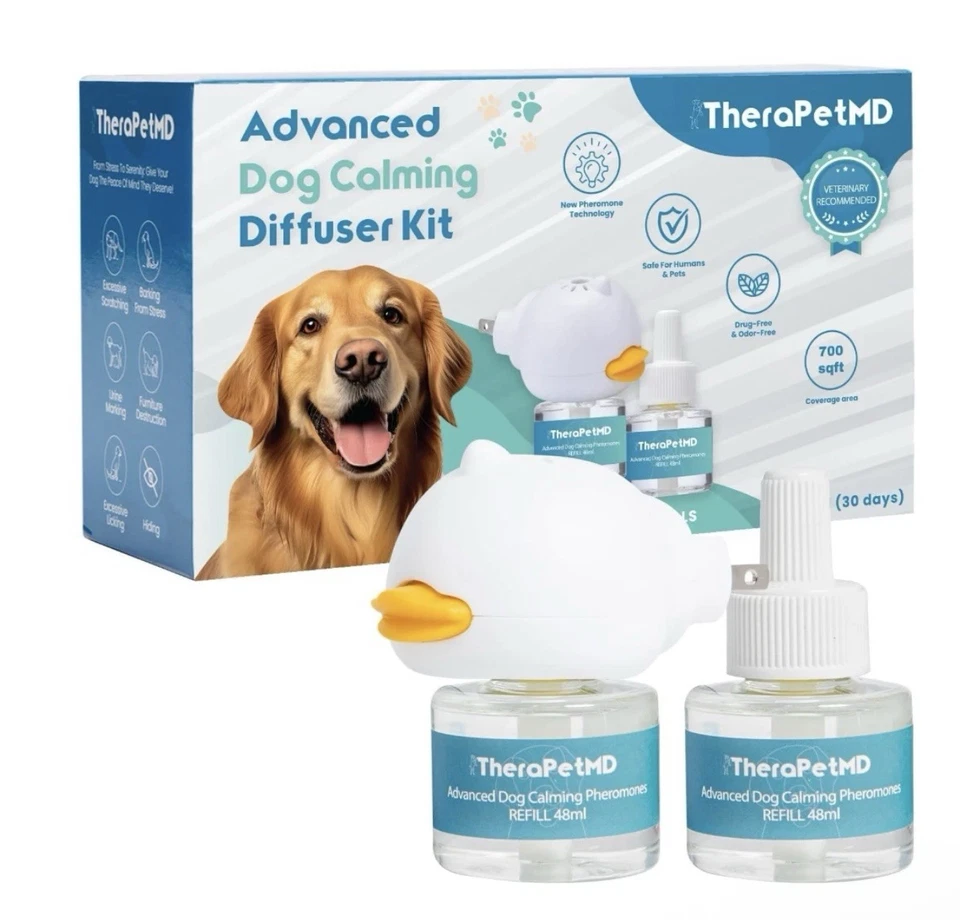 TheraPet MD Dog Calming Diffuser - Pheromone Diffuser for Dogs Indoor