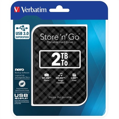 Verbatim Store 'n' Go Portable - Festplatte - 2 TB (53195)