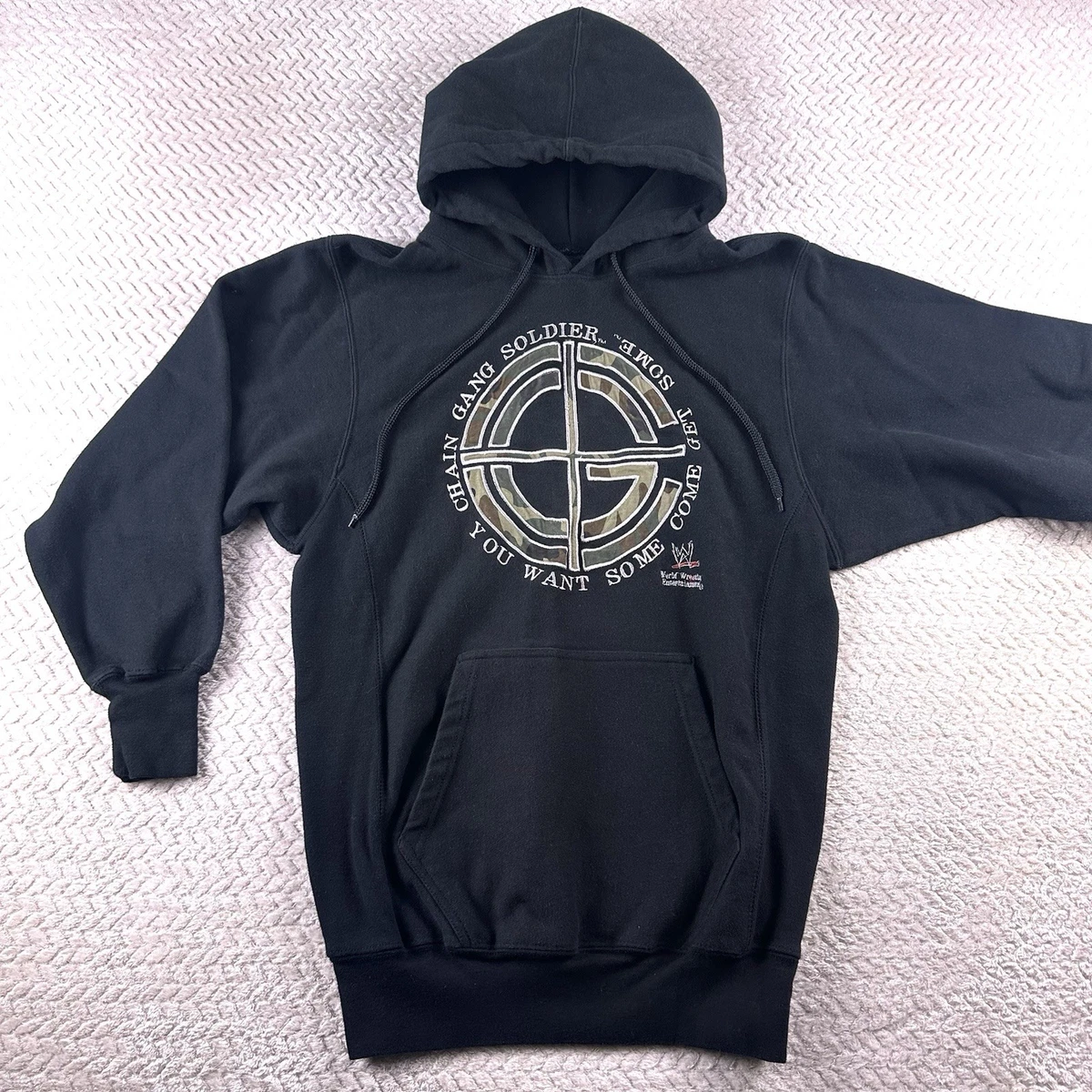 Sweat Steve & Barry’s Vintage Detroit, Taille S, Rouge Et Bleu, Homme