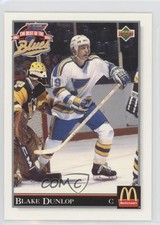 1992 Upper Deck McDonald's/Coca-Cola The Best of St Louis Blues Blake Dunlop 0q3