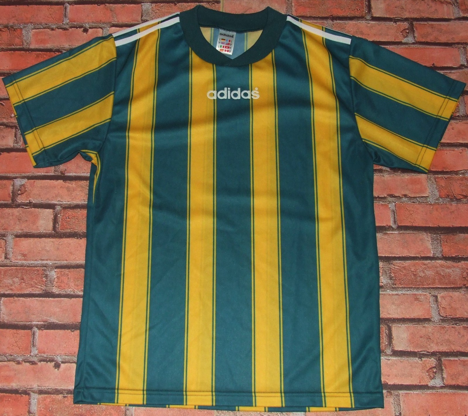 Adidas Vintage Football Shirt Nolel Made In England (135) Size S