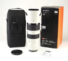 Sony FE 70-200mm F2.8 OSS GM AF Zoom Lens FE Mount Boxed Front & Rear Cap & Hood