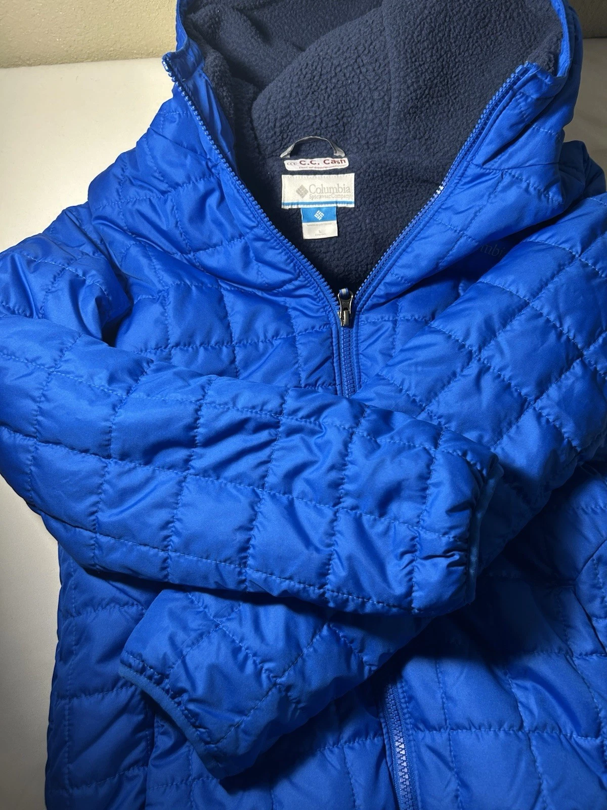 Youth Blue Size Large Columbia Jacket