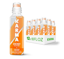 Karma Energy Drink, Cognizin Nootropics, Orange Mango, 12 Pack