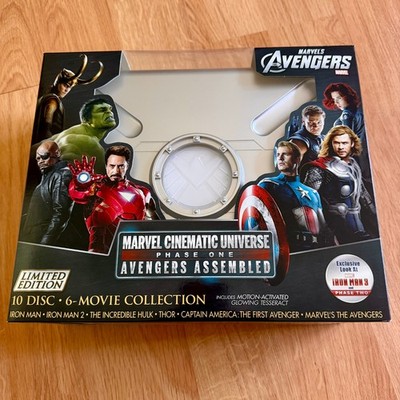 NEW!!! Marvel Cinematic Universe AVENGERS 10-Disc Set In S.H.I.E.L.D. Briefcase