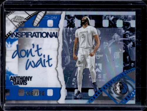 2025 Topps Chrome Anthony Davis Refractors Blue (RAW)