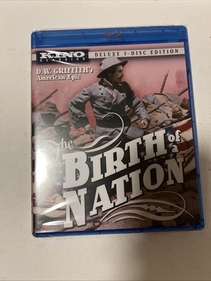 The Birth Of A Nation Blu-Ray Deluxe 3-Disc Edition Kino Lorber Classics