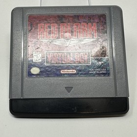 Red Alarm (Nintendo Virtual Boy, 1995) Cartridge Only W/ Dust Cover - Clean!