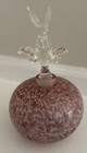 Glass Perfume Bottle With Glass Hummingbird Stopper — photo 4