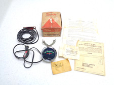 Vintage 1960s Sun Nos Green Line 12v Amperes Gauge Amp-45 Gm Ford Mopar Orig Vintage 1960s Sun Nos Green Line 12v Amperes Gauge Amp-45 Gm Ford Mopar Orig