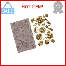Redesign with Prima Redesign Furniture Decor Moulds® Fragrant Roses 5"x8",8Mm Th