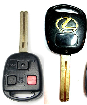 Keyless Remote for Lexus LX470 1998-2002 Car Key Fob HYQ1512V 4C Chip LONG Blade