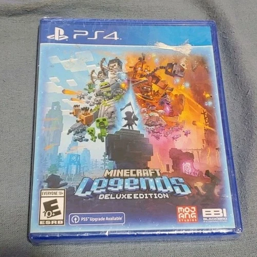New Minecraft Legends Deluxe Edition Sony PlayStation 4 Sealed PS4 Family Game