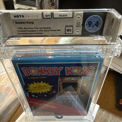 DONKEY KONG - INTELLIVISION - COLECO - NINTENDO - GRADED WATA - 9.4 - Picture 3 of 4