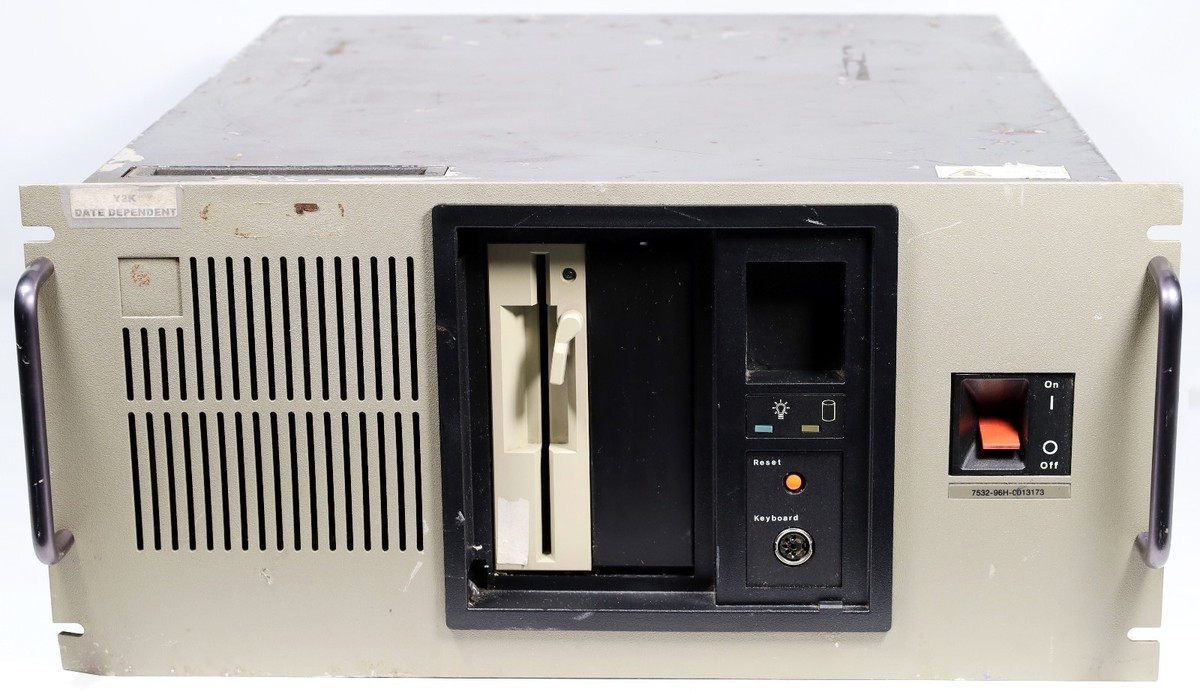 RARE! Vintage IBM Industrial PC 7532 Rack Mount 7532-96H-0013173