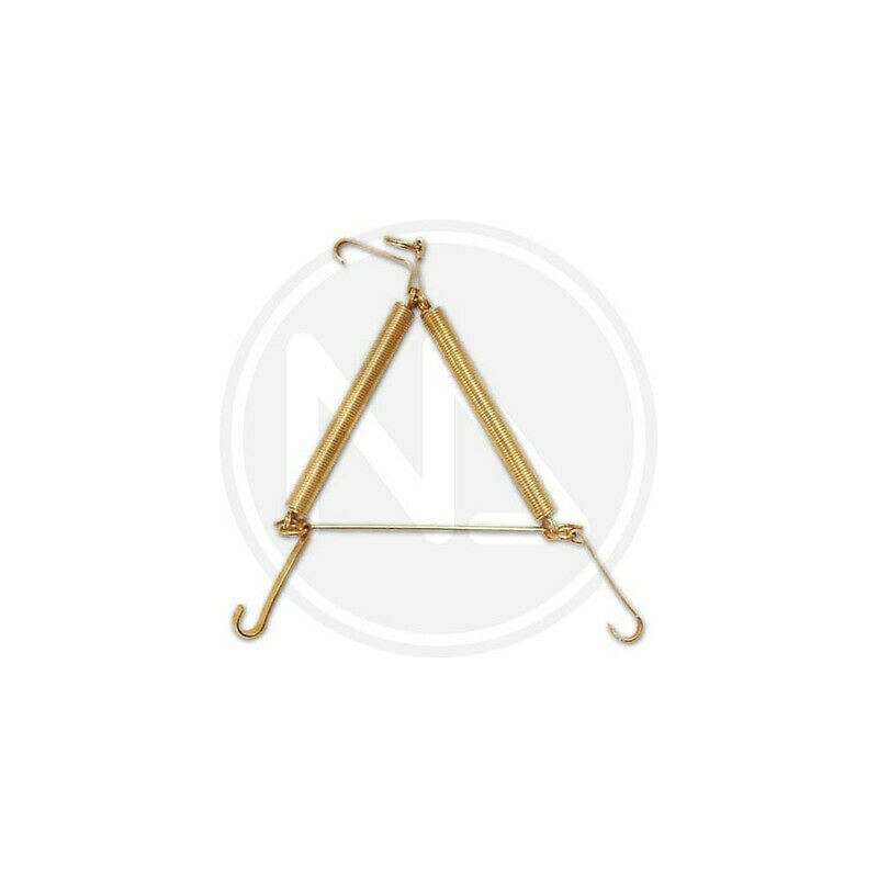 Appendipiatti A Molla In Acciaio Misura nï¾°1 (10 Pz)