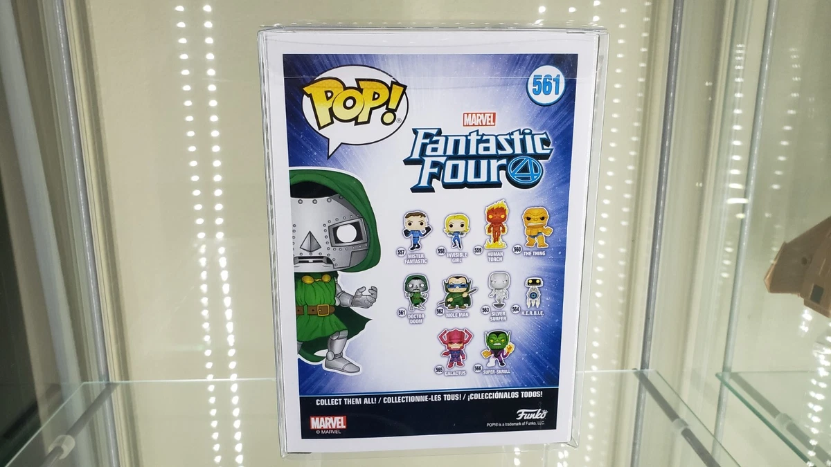 Funko Pop Doctor Doom 561 Dr Victor Fantastic Four 4 Marvel w Protector