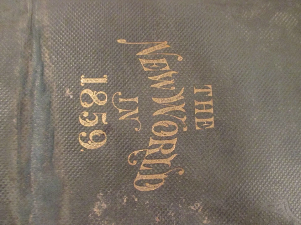 the NEW WORLD in 1859 BAILLIERE  bros  440 broadway  routes travels fares distan - Image 4 of 4