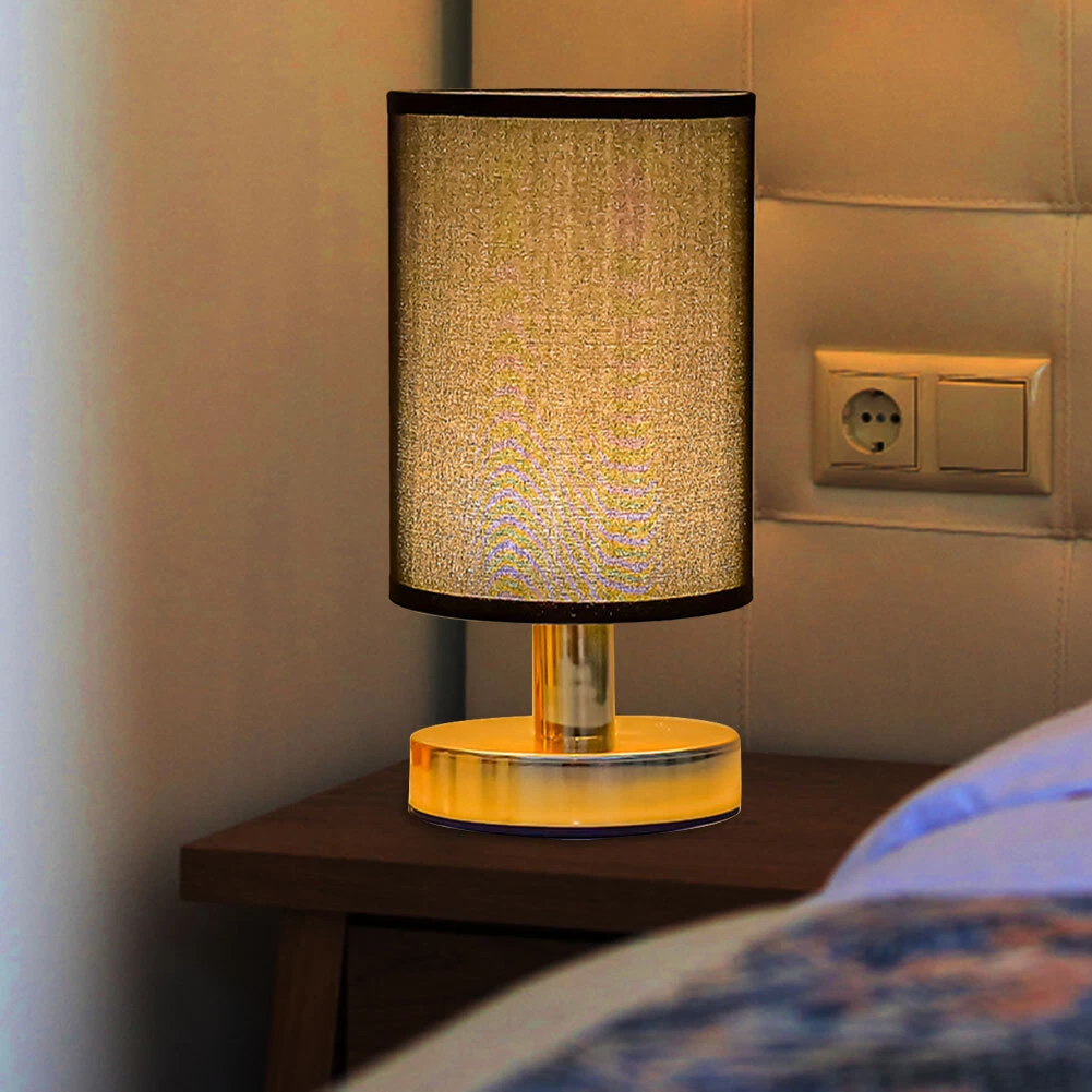 Black gold bedside lamp outlet