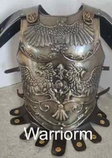 SPQR 18ga Steel Medieval Armor Roman Chiseled Cuirass Knight