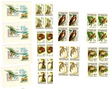 Uzbekistan 1993 Fauna 7v + SS 4 Sets MNH (Some Foxing Behind)