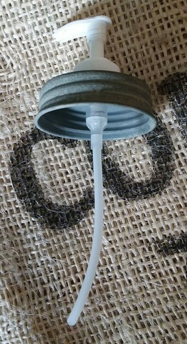 Mason Jar Soap Lotion Dispenser Pump & Lid Kit Primitive Farmhouse Kitchen Bath - Picture 4 of 11