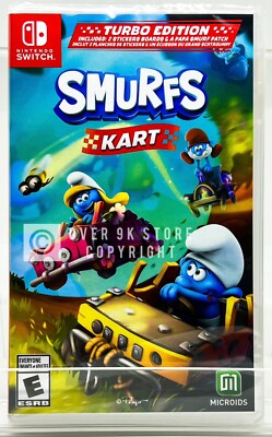 Smurfs Kart Turbo Edition - Nintendo Switch - Brand New | Factory Sealed