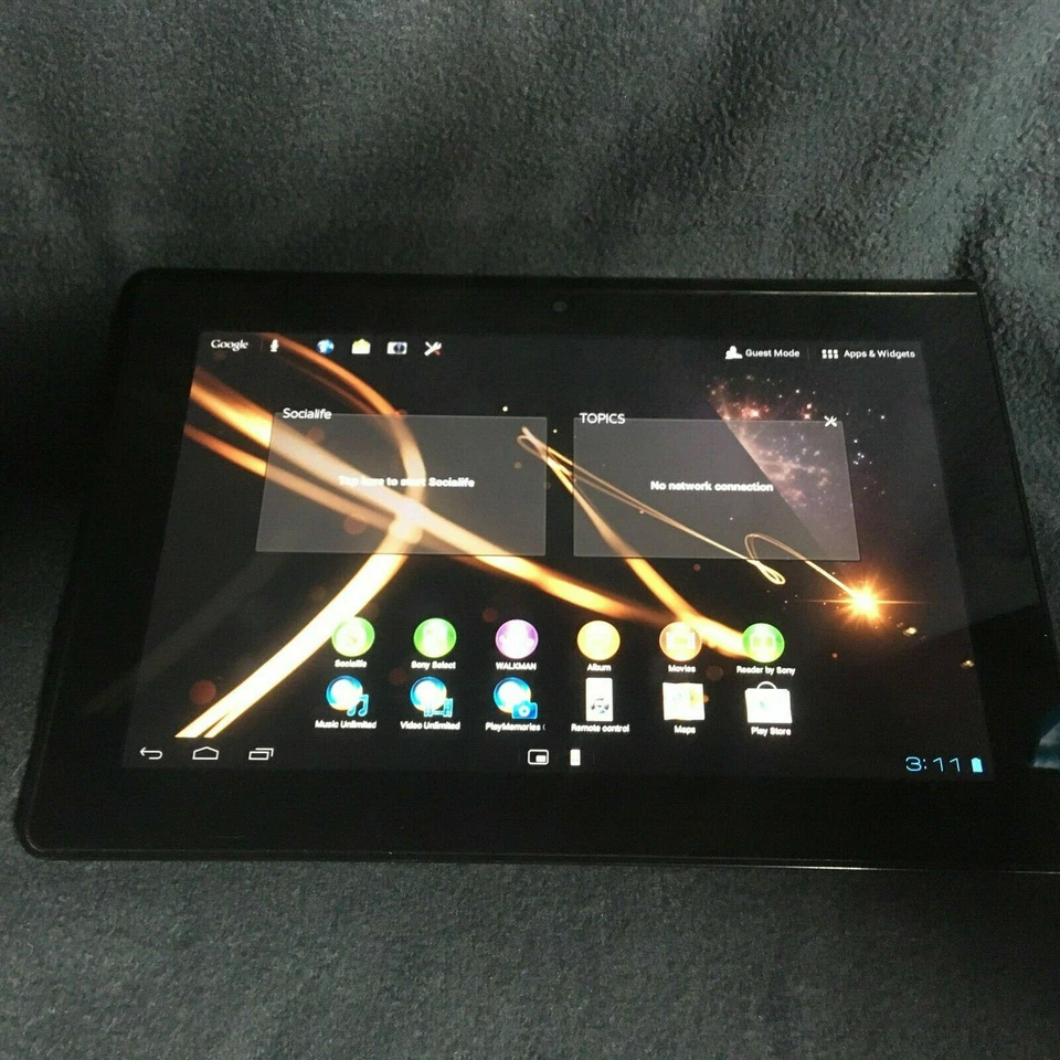Sony Tablet S SGPT111 16GB, Wi-Fi, 9.4in - Black - Image 4 of 4