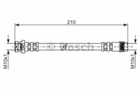 Bosch Bremsschlauch Hinten FüR Renault Espace IV Grand Laguna II III Megane II
