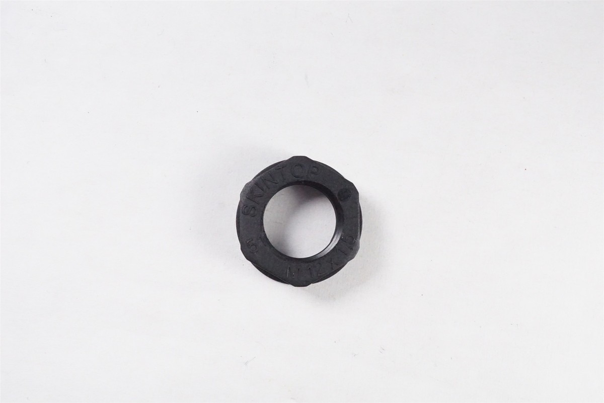 M10510-007 SKINTOP Black Plastic Vent Backing Nut M12x1.5 17mm Hex  