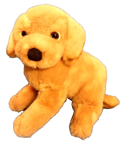 REUBEN BRODERICK Plush Labrador Dog Applause Setsu Bravo Beige Tan Stuffed 13"