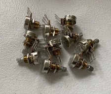 Bourns Mini Split Shaft Audio Taper Potentiometers 250k set of 10 NEW