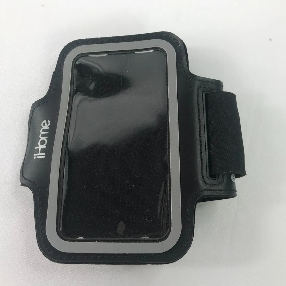 Brazalete negro con brazalete deportivo para correr. iHome Foto 3 de 4