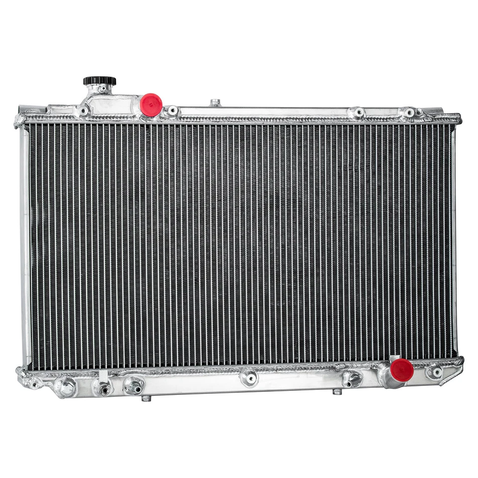 Radiador de 4 filas para 98 99-2005 Toyota Aristo JZS161 2JZ-GT LEXUS GS300 GS400 AT Foto 4 de 4