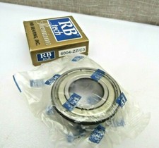 Lot of 3 RB Tech 6004-ZZ C3 20mm X 42mm X 12 mm Metal Shielded Bearing