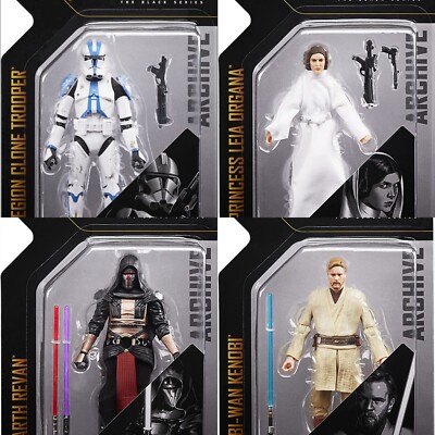 *SAMMLERQUALITÄT* Star Wars The Black Series 6'' Archiv komplett Wave 5