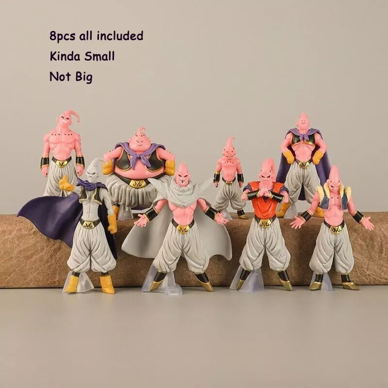 Dragon Ball Majin Buu Action Figures DBZ Super Saiyan Figure Set PVC  8PC/Set