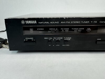YAMAHA NATURAL SOUND AM/FM STEREO TUNER T-70 Tested Working | eBay