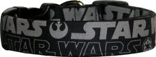 Black Star Wars Handmade Dog Collar