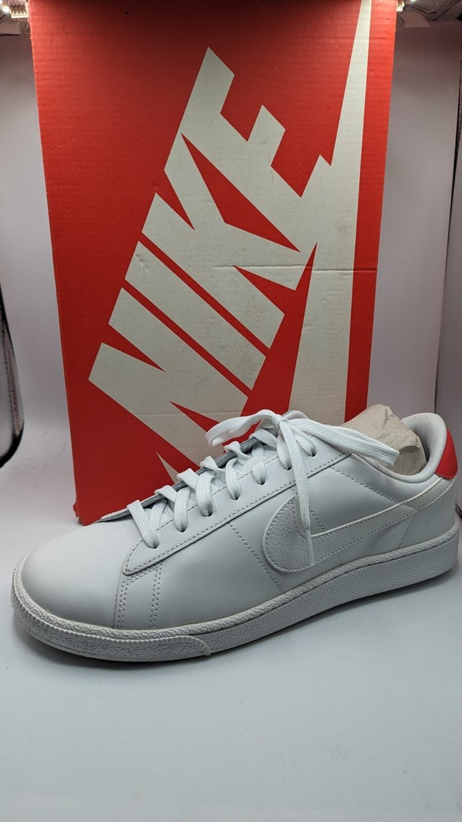 Size 9.5 - Nike Tennis Classic CS White University Red 2020  display picture 3