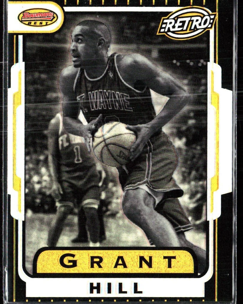 Bowman Grant Hill Basketball 1996-97 Season Sports Trading Cards