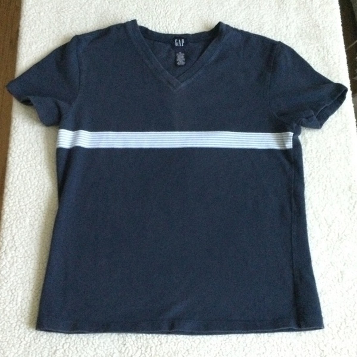 90年代OLD GAP USA製 90s OLD GAP L/S Denim Shirt . Color：薄青 Size : L