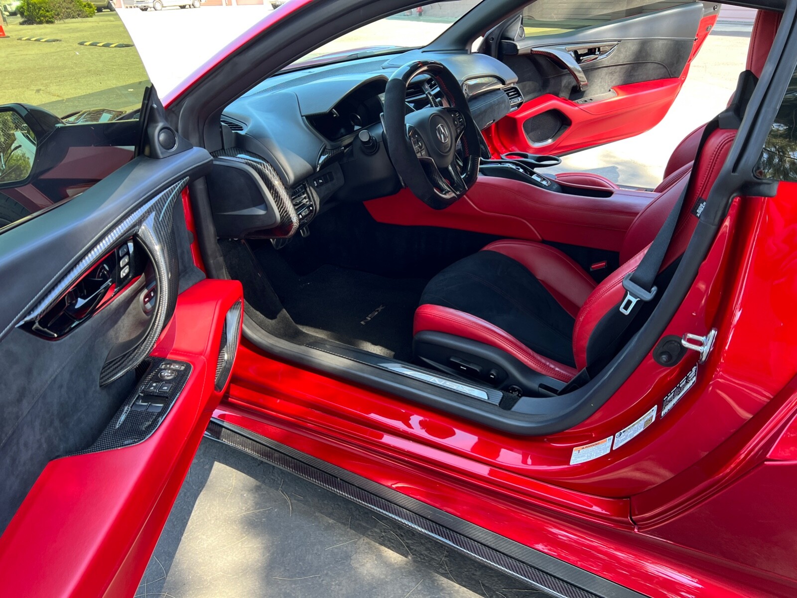 2017+ 2nd Gen 17-22 NC1 Acura NSX Bespoke Carbon Fiber Interior Door Handles
