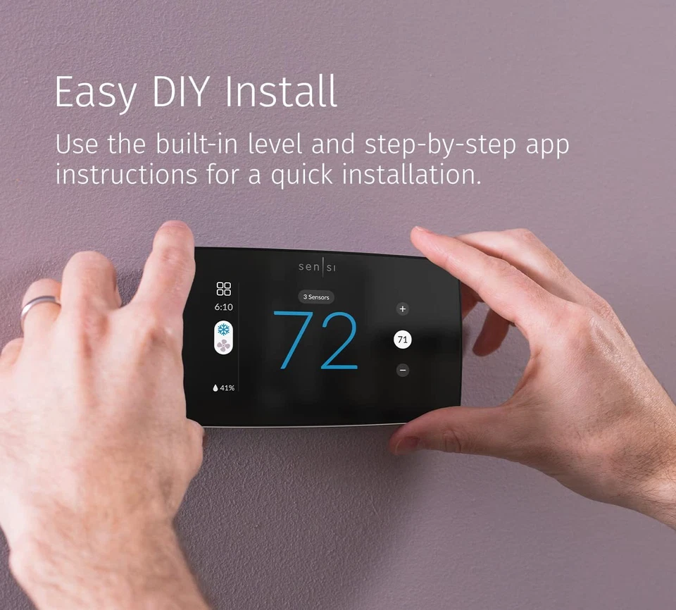 Sensi Touch 2 Smart Thermostat with Touchscreen Color Display, 100 Years of Expe - Image 4 of 4
